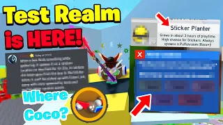 Test Realm is HERE! Everything You Missed & Explained (Bee Swarm Simulator)