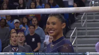 Kyla Ross Bars UCLA vs California 2020 9.975