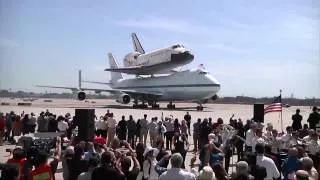 Space Shuttle Endeavour Receives Warm Welcome at Los Angeles International Airport