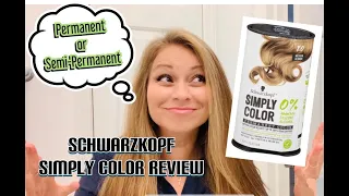 Schwarzkopf Simply Color Permanent Hair Color Review plus DIY Lowlights with highlighting cap