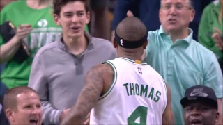 Isaiah Thomas exploding for the Boston Celtics