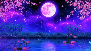 Beautiful Night 💜 Calm Magic Sleep Music | Deep Sleeping healing Music | Meditation Relaxing Music