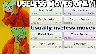 Pokemon Showdown but I can ONLY use USELESS MOVES!
