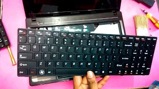 Lenovo Laptop Keyboard Replacement | Change in 5 Easy Minutes (Ideapad G580) -  TricK i Know