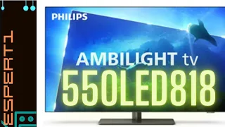 Tv Oled Philips 55oled818, con Ambilight, 120hz , 4k .