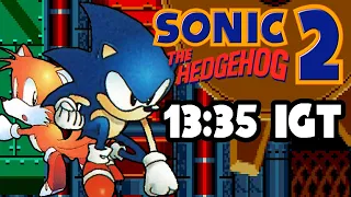 Sonic the Hedgehog 2 - Sonic Speedrun in 13:35 IGT