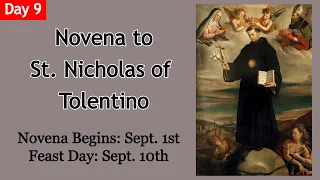 NOVENA TO ST. NICHOLAS OF TOLENTINO | DAY 9