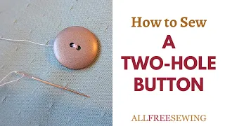 How to Sew Two-Hole Button