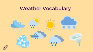 Weather Vocabulary #englishvocabulary
