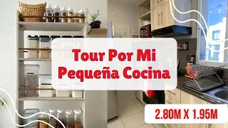 Tour Por Cocina Pequeña 2.80m x 1.95m | Alacena Extraíble Ahorra Espacio