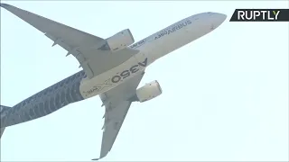 Airbus A350-941XWB demonstration at MAKS 2019