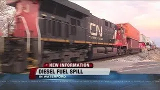 Train spills 4,000 gallons of diesel in Racine Co.