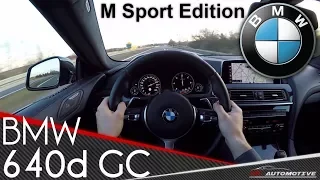 BMW 640d GranCoupe M Sport Edition xDrive POV Test Drive + Acceleration 0 - 200 km/h