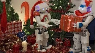Santa's little helpers: Nao humanoids help prepare Christmas