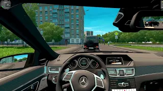 City Car Driving 4K Game Play 2024! - Mercedes E63 AMG 2018  | GeForce RTX 3050 16GB + i5 10400F !