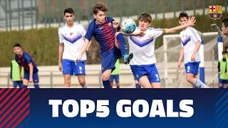 FCB Masia - Academy: Top 5 goals 3-4 March