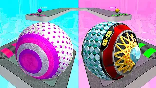 Going Balls vs Rollance - Which Expensive Ball Will Pass 4 Levels First? Race-549