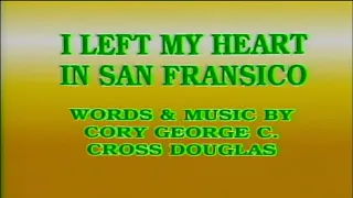 I LEFT MY HEART IN SAN FRANCISCO - Tony Bennett -Karaoke Version-English Classic Golden Songs 28of90