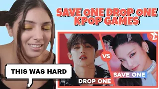 [KPOP GAME] ULTIMATE SAVE ONE DROP ONE KPOP SONGS (VERY HARD) [32 ROUNDS] | REACTION