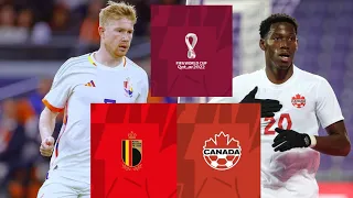 Belgien vs Canada World Cup Qatar 2022