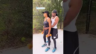 Dreka Gates & her trainer working out 🤣😂😭#KevinGates #DrekaGates #comedy  #FYP #TBFunnyASF