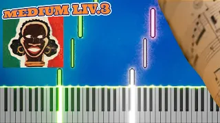 FACCETTA NERA PIANO TUTORIAL + SPARTITO GRATIS FACILE