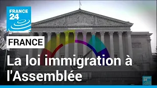 France : la loi immigration arrive à l'Assemblée, une motion de rejet déposée par les écologistes