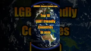 Top 10 LGBT friendly countries in asia 🏳️‍🌈 #shorts
