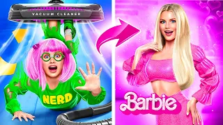 Od Biednej do Bogatej Barbie 💔 Wyzwanie: Metamorfoza Lalek 💸