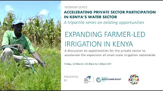 Kenya | Webinar series #2 | Scaling Farmer-Led Irrigation in Kenya