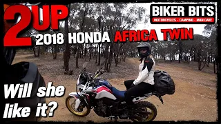 2 UP on an Africa Twin - Will she like it?