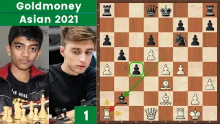 Due Talenti a Confronto! -  Gukesh D vs  Dubov | Goldmoney Asian 2021