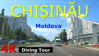 DashCam Chișinău, MOLDOVA Driving Tour 4K UHD, June 2022
