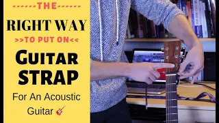 How To Attach Guitar Strap To an Acoustic Guitar The Right Way + FREE BONUS