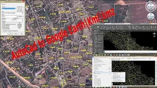 Export AutoCAD Drawing to Google Earth | AutoCad to KML or KMZ