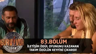 İletişim oyununu kazanan takım ödülün keyfini çıkardı! | 83. Bölüm | Survivor 2018