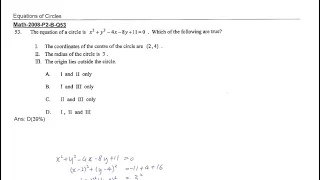 CE 2008 Math paper II Q53