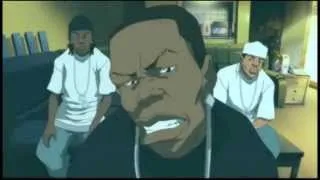 The Boondocks Sgt. Gudda's response to Thugnificent