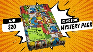 ASMR: $20 Comic Book Mystery Pack / whispering / gum chewing