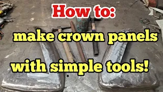 How to make crown panels with simple tools