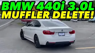 2018 BMW 440i 3.0L I6 w/ MUFFLER DELETE!