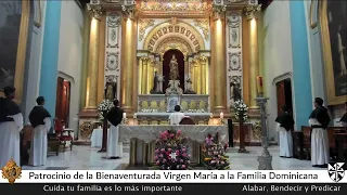 Misa comunitaria, Patrocinio de la Virgen María a la Familia Dominicana