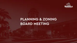 Planning & Zoning Meeting 05/02/2024