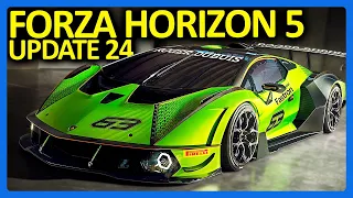 Forza Horizon 5 : 23 New Cars, New Car Pack & More!! (FH5 Update 24)