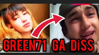 GREEN71 JAVOB QAYTARADIMI❓ UZG1RL - PROSTO (DISS TO GREEN71) REAKSYA, UZREP REACTION