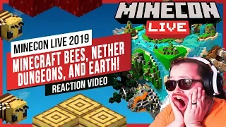 🤯 MINECON LIVE 2019 HIGHLIGHTS REACTION! 🔴 Kazrisk Reacts