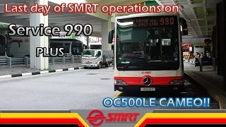 SMRT | Last day of SMRT operations on Service 990 - SMB66X CAMEO