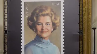 First lady Betty Ford honored with postage stamp in unveiling ceremony at the White House