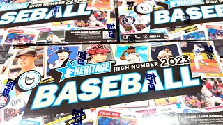 NEW RELEASE!  2023 HERITAGE HIGH NUMBER HOBBY BOXES!