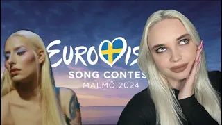 REACTION| SLOVENIA Raiven “Veronika” 🇸🇮#eurovision2024 Ljubljana 2025?